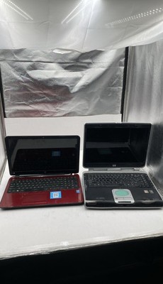 HP Pavilion zv6000 AMD 64 Athlon 15-r132wm Intel Pentium Laptop No HDD Lot of 2