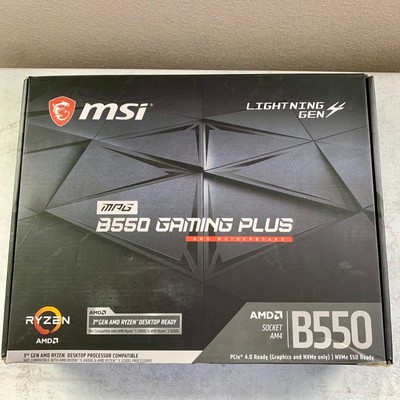 NEW OpenBox MSI MAG B550 TOMAHAWK AMD 3rd Gen Ryzen  PCIe 4.0 Gaming Motherboard
