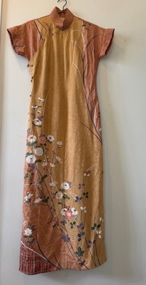 Handmade cheongsam (Featured Japanese kimono fabric)