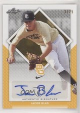 2016 Leaf Perfect Game National Showcase Yellow 3/25 Jacob Blas #BA-045 Auto 1s8