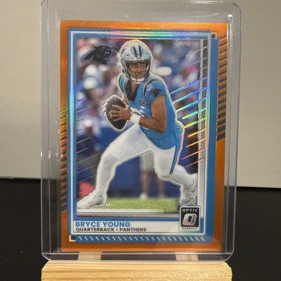 2025 Donruss Optic BRYCE YOUNG Orange Prizm 288/299 #139 Carolina Panthers