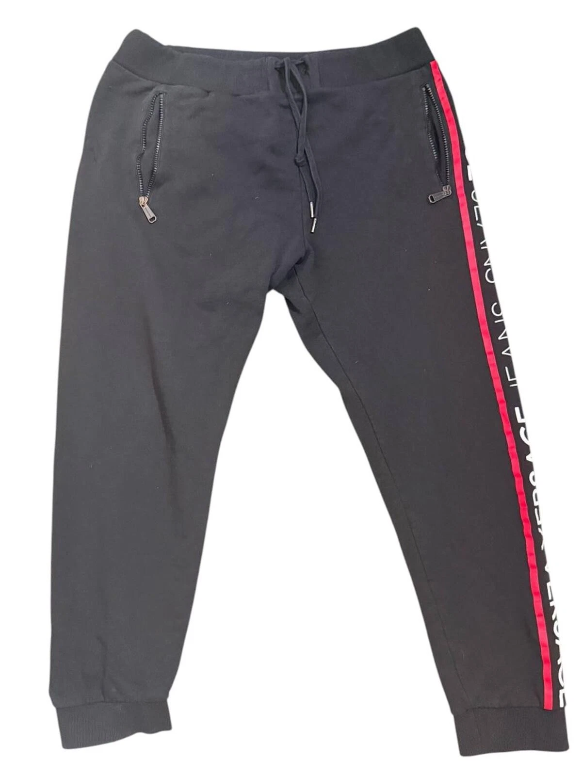 Versace Jeans Logo Tape Jogger Sweatpant Black L