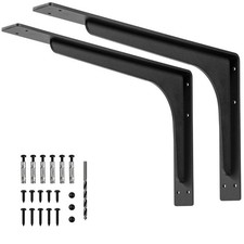 24 INCH x 14.2 INCH Shelf Brackets,L Shelf Brackets,Vertical Angle, Premium A...