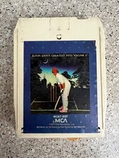 Elton John "Greatest Hits Vol.2" 8-Track Tape 1976 MCA Volume II Good Condition
