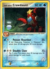 Team Aqua's Crawdaunt 14/95 Rare Team Magma vs Team Aqua MP on eBay