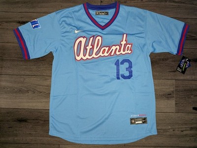 Ronald Acuna Jr #17 Atlanta Braves Blue 2026 City Connect Baseball Jersey Medium