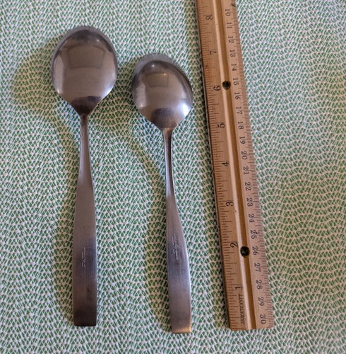 Barclay Geneve * BAG4 Stainless Satin Flatware Japan Teaspoon Soup Spoon - Picture 3 of 5