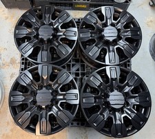 20" GMC 2500 3500 HD OEM FACTORY STOCK WHEELS RIMS DENALI ULTIMATE BLACK MATTE