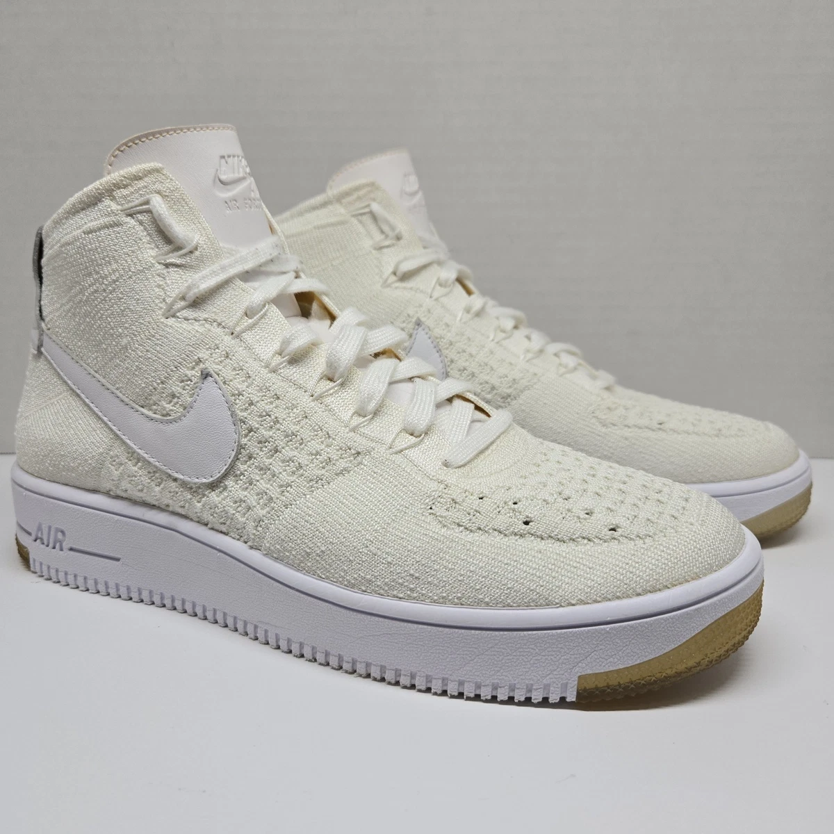 Nike Air Force 1 Ultra Flyknit Mid Triple White for Sale