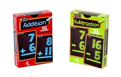 Math Flash Cards for Addition  Subtraction - Grades 1-3 - 112 Cards