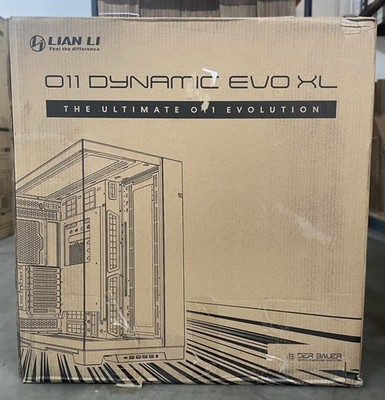 LIAN LI O11 Dynamic EVO XL RGB Tempered Glass Full Tower Computer CASE - White