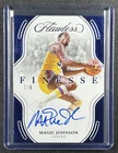 MAGIC JOHNSON 2024-25 PANINI FLAWLESS #34 FINESSE AUTO BLUE 7/8 LAKERS
