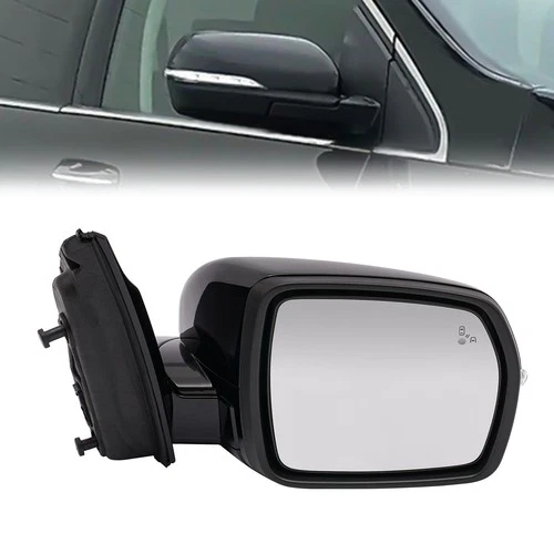 Right Side Mirror for 2015-2020 Ford Edge, Power Fold Heated w/Turn Signal