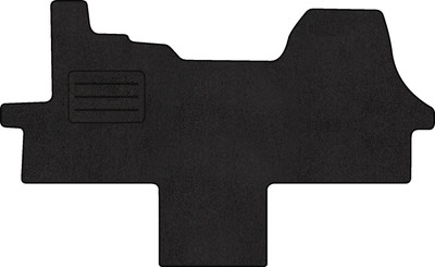 Fußmatten Velours Autoteppich passend für FIAT DUCATO III vorne schwarz