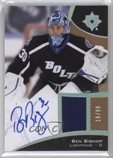 2015 Ultimate Collection Spectrum Silver Jersey 10/99 Tier 1 Ben Bishop Auto 2js