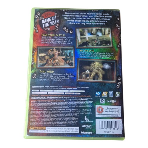 Bioshock 2 Xbox 360 Complete With Manual - Picture 2 of 3