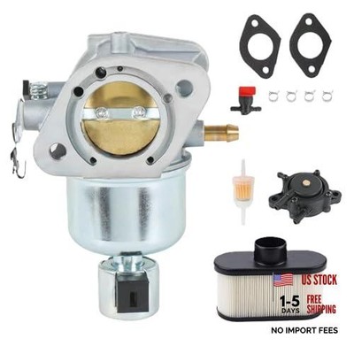 Carburetor Replacement Kit with Air Filter, Fuel Pump Compatible with Kawasaki