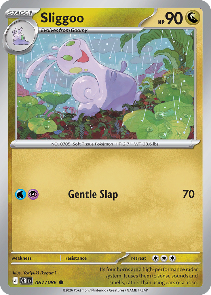 Sliggoo Chaos Rising #67 Pokémon TCG