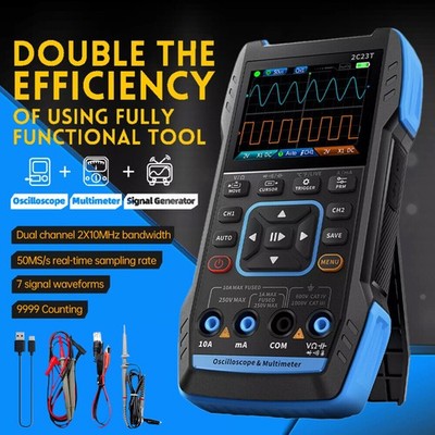 Multimeter Zweikanal Signal Generator 3-in-1 Handheld Digital Oscilloscope