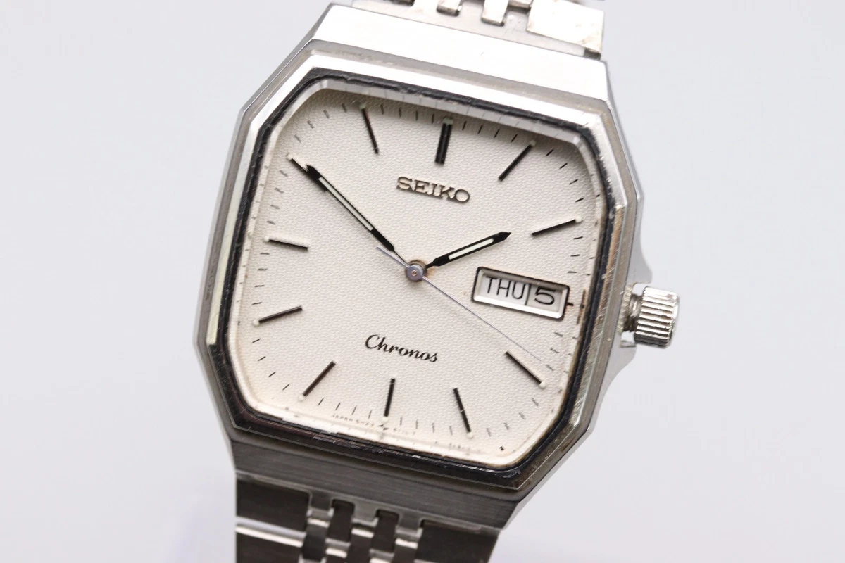 【稼働品】セイコー スポーツ クォーツ 腕時計 5H23-6370 新品電池 seiko 5h23 products for sale | eBay