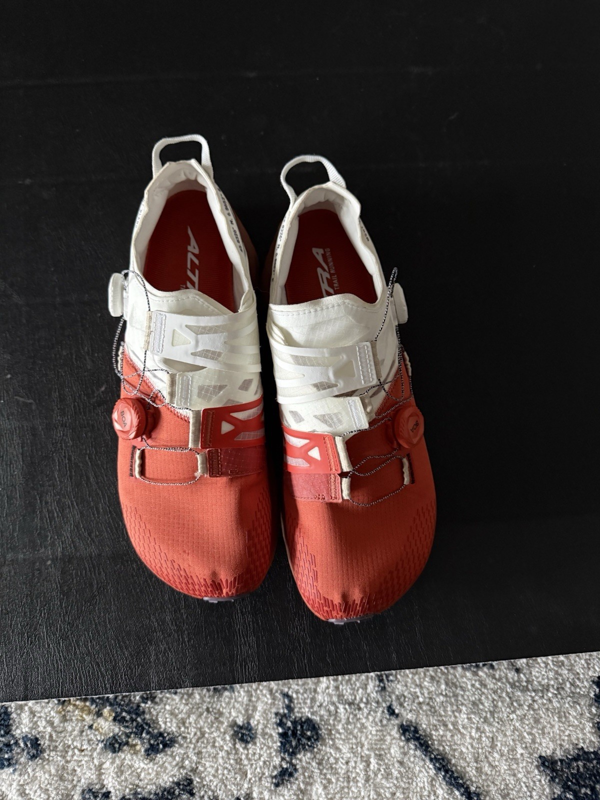 Zapatos de entrenamiento Altra Vibram Mont Blanc Boa rojos para hombre EE. UU. 11 UE 45 AL0A7R6E454