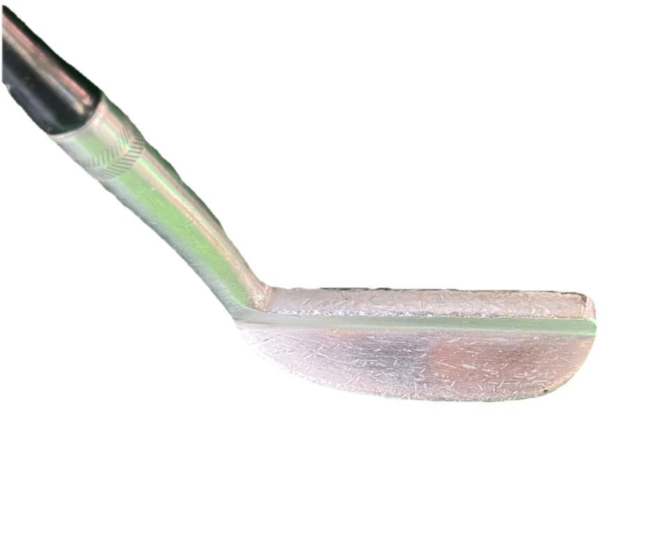 Slazenger Jack Nicklaus Napa Blade Putter diestro acero 34" con etiqueta y agarre de cuero Foto 4 de 4