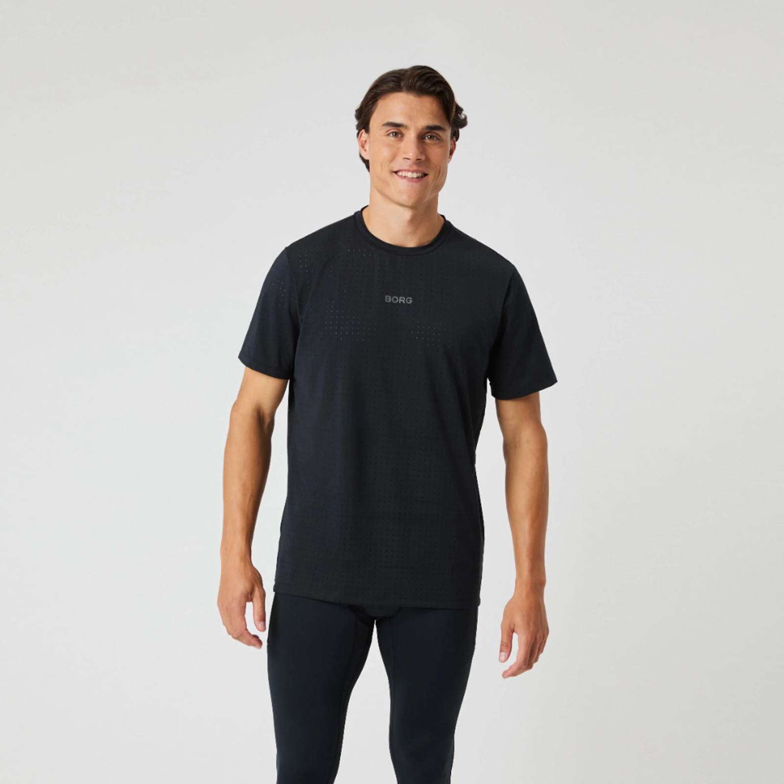 Bjrn Borg Performance Perforated T-Shirt Herren schwarz 10190₽