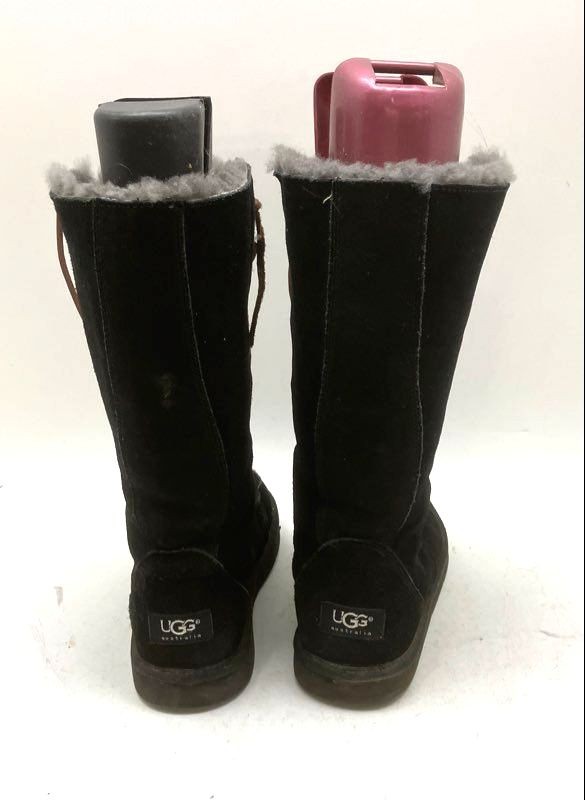 UGG Australia Black Solid Knee High Boot Women 7 - image 2