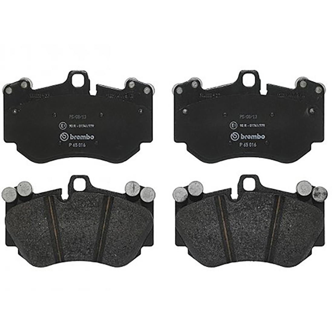 Brembo For Porsche Cayenne Turbo Audi R8 RS5 Front Low-Met Slotted Brake Pad Set