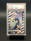 2024 Panini Prizm Rookies Drake Maye #329 Red White Blue Prizm (RC) PSA 9