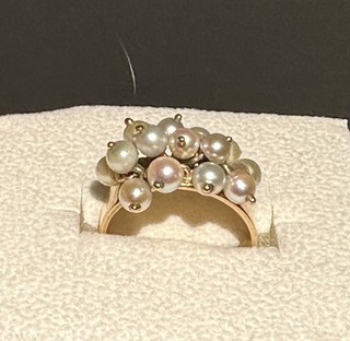 585er Gelbgoldring wunderschön 14K