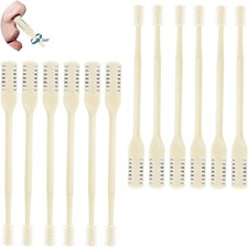 12 Pcs 2-in-1 Nasal Hair Cutter, Upgrade Double Sided Nose 12 Pcs cream