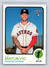 2022 Topps Heritage High Number - J.J. Matijevic #561 (RC)