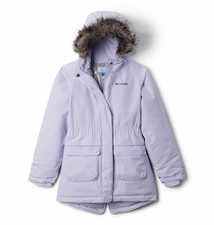 Columbia Girls' Nordic Strider II Jacket Snowdrift Light Purple Medium NWT