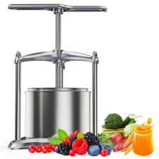 Fruit Wine Press - 100% Nature Juice Making for Apple/Carrot/Orange/Berry/Veg...
