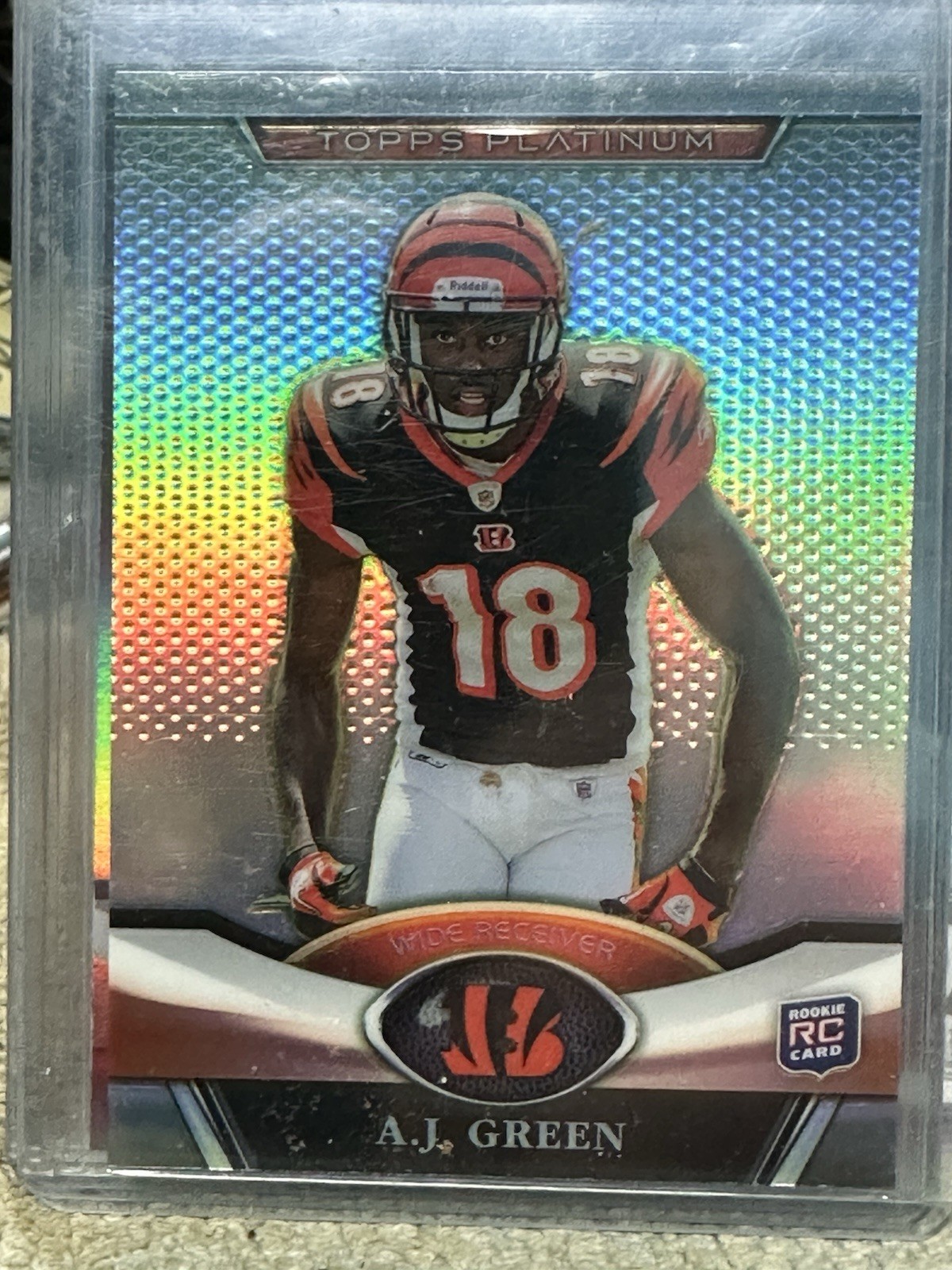 AJ Green Topps Platinum #13 Refractor
