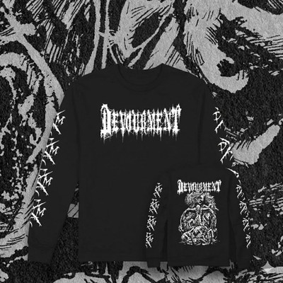1999 DEVOURMENT ''TEXAS DEATH METAL'' Vintage Long Sleeves Shirt Reprint