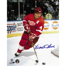 Mark Howe Autographed Detroit Red Wings 8X10 Photo