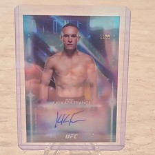 Topps UFC Kai Kara-France Autograph Serial Numbered 11/99 Sports Trading Card