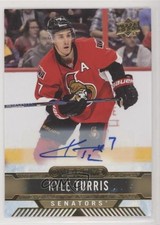 2017-18 Upper Deck Overtime Gold Foil Auto Kyle Turris #25 Auto 1c1