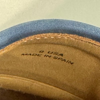 Peter Millar Suede Slip On Sneakers Mens Blue Casual Loafers Size 9 Made in Spai Peter Millar Suede Slip On Sneakers Mens Blue Casual Loafers  main image 2