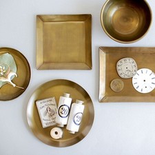 fog | Square Brass Plate