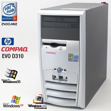 HP COMPAQ EVO D310 D31m i845G COMPUTER PC PARALLELO LPT RS-232 WINDOWS 98