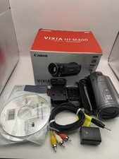 Canon VIXIA HF M400 HD Camcorder With Batteries, Battery Charger, CDs, Cables