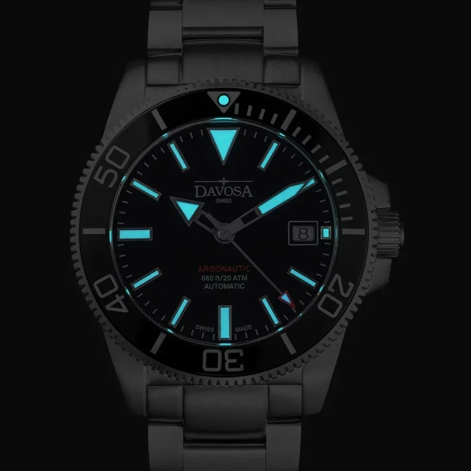 Davosa Argonautic 39 Automatik 161.532.50 inkl. Original Nylonband NEU - Bild 4 von 4