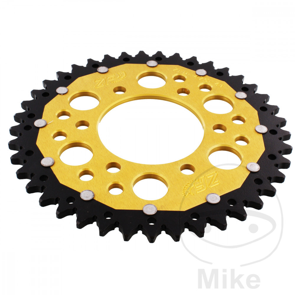 Kawasaki GPZ 550 A UniTrak 1984 ZF Gold Dual Rear Sprocket 520 41T