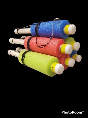 Cajun Catfish Noodle fishing Jugs Multicolored lot of  6  Weighted''