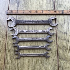 5 Vintage Elora 300 Nutmaster 12 To 18whitworth Open Ended Short Spanners. 5 Vintage Elora 300 Nutmaster 12 To 18whitworth Open Ended Short Spanners.
