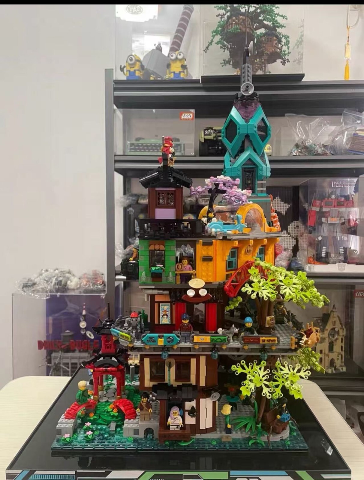 LEGO 71741 Ninjago City Gardens – w/ All Minifigs + Instructions | No Box