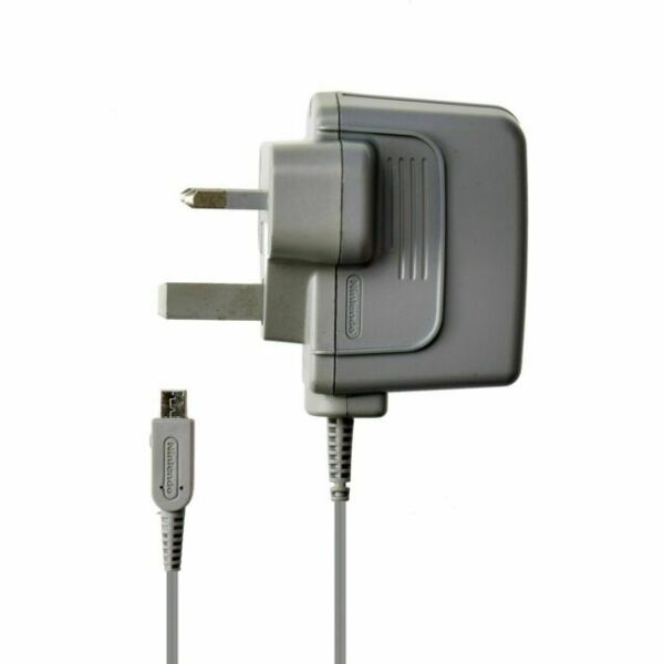 NEON Nintendo DSI XL / DSI / 3DS mains charger (UK 3-pin plug)